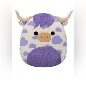 Squishmallow 16" Conway The Purple Spotted Highland Cow Plush Toy